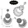 RechicGu Ethnic Bali Jhumka Jhumki Lotus Mexico Gypsy Dangle Earrings Traditional Ear Studs with Gift Box