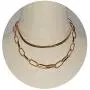 TinaRice Layered Chain Necklace Link Paperclip Choker Necklaces Gifts for Women Jewelry