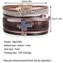 Hutou Cross Leather Bracelets for Women Evil Eye Bracelets for Teen Girls Birthday Gifts Boho Jewelry Hutou Cross Leather Bracelets for Women Evil Eye Bracelets for Teen Girls Birthday Gifts Boho Jewelry