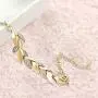 AOOVOO Bracelets for Women, 14K Gold Simulated Flower Leaf Classic tennis Bracelet Jewelry with Sparkling 5A Cubic Zirconia, Roman Wedding Wristband, Gifts for Mom AOOVOO Bracelets for Women, 14K Gold Simulated Flower Leaf Classic tennis Bracelet Jewelry with Sparkling 5A Cubic Zirconia, Roman Wedding Wristband, Gifts for Mom