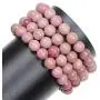 LPBeads 8mm Unisex Natural Gemstone Adjustable Bracelet with Jewelry Bag
