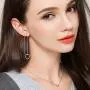 S925 Sterling Silver Threader Drop Earrings