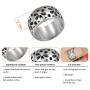 555Jewelry Stainless Steel Daisy Flowers Full Bloom Memorable Band Ring