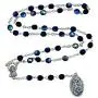Italian Glass Crystal Chaplets | 4 Colors | Saint Michael and Guardian Angel Medal of Protection | Christian Jewelry