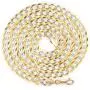 Nuragold 14k Yellow Gold Solid 6mm Cuban Chain Curb Link Diamond Cut Pave Two Tone Necklace, Mens Jewelry Lobster Lock 16'' 18'' 20'' 22'' 24'' 26'' 28'' 30'' Nuragold 14k Yellow Gold Solid 6mm Cuban Chain Curb Link Diamond Cut Pave Two Tone Necklace, Mens Jewelry Lobster Lock 16'' 18'' 20'' 22'' 24'' 26'' 28'' 30''