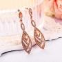 BriLove Womens Crystal Gorgeous Twisted Dual Chandelier Teardrop Fashion Pierced Dangle Earrings