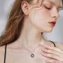 KINGWHYTE Urn Necklaces for Ashes for Women 925 Sterling Silver, Cremation Jewelry for Ashes of Loved Ones Keepsake