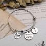 Initial Bracelet Keychain She Believed She Could So She Did Inspirational Jewelry 2020 2021 Graduation Gift