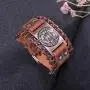 VASSAGO Vintage Amulet The Second Pentacle of Jupiter The Greater Key of Solomon Brown Leather Bracelet Gift Jewelry for Men Women VASSAGO Vintage Amulet The Second Pentacle of Jupiter The Greater Key of Solomon Brown Leather Bracelet Gift Jewelry for Men Women