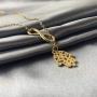 Avanlin Vintage Hamsa Infinity Necklace Gold Hand of Fatima Pendant Necklaces Y Drop Lariat Chain Jewelry for Women and Girls