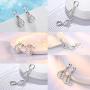 Moonlight Opal Tears Drop Silver-plated Hypoallergenic Ear Jewelry Earrings,Fashion Drop Earrings for Women Girls Gift Collection