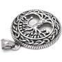 Gungneer Tree of Life Necklace Pendant Stainless Steel Protection Lucky Talisman Celtic Jewelry for Men Women