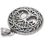 Gungneer Tree of Life Necklace Pendant Stainless Steel Protection Lucky Talisman Celtic Jewelry for Men Women