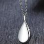 Jude Jewelers Stainless Steel Wate Drop Tear Shaped Memorial Keepsake Cremation Ash Urn Pendant Necklace