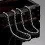 LUCKYOON 18'' inch Necklace Chain DIY Jewelry Silver Plated Steel Bead Box Square Twist