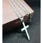 FZTN Jewelry Gold Necklace for Men & Women/Round Box Chain or Rope Chain with Cross Pendant Prayer Necklace/Love Heart Pendant Necklace / 20''-24'' Link Chain