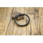 Mealguet Jewelry Mens Stainless Steel Opposite Dragon-Themed Twisted Wire Viking Cuff Bangle Bracelet,4 Color