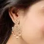 Aheli Indian Chandelier Pearl Beaded Dangle Earrings Ethnic wear Bollywood style Perfect for Wedding, Party Fashion Jewelry for Women Aheli Indian Chandelier Pearl Beaded Dangle Earrings Ethnic wear Bollywood style Perfect for Wedding, Party Fashion Jewelry for Women