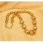 Bindhani Indian Bollywood Jewelry Wedding Bridal Bridesmaid Royal Rajasthani Kundan Long Moti Beads Pearl Mala Rani Haar Gold Plated Multi Layered Necklace Earrings Set Jewellery for Women