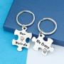 HN HNHB His Crazy Her Weirdo Couple Keychain Husband Wife Gift Wedding Jewelry Gifts (Crazy Weirdo KE) …