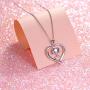 Animal Dog Necklaces Puppy Pendant Dog with Bone Necklace S925 Sterling Silver Birthday Gift for Women Teen Girls Birthday Gifts