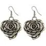 YAZILIND Women Boho Drop Dangle Vintage Earrings Statement Flower Engrave Hook Earrings Ethnic Antique Jewelry Tibetan Silver YAZILIND Women Boho Drop Dangle Vintage Earrings Statement Flower Engrave Hook Earrings Ethnic Antique Jewelry Tibetan Silver