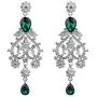 Chran Exquisite Teardrop Crystal Bridal Wedding Earrings Vintage Chandelier Dangle Long Earrings for Women Chran Exquisite Teardrop Crystal Bridal Wedding Earrings Vintage Chandelier Dangle Long Earrings for Women