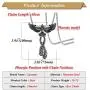 Xusamss Punk Titanium Steel Animal Phoenix Pendant Necklace,24inches Chain Xusamss Punk Titanium Steel Animal Phoenix Pendant Necklace,24inches Chain