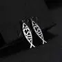 VASSAGO Jesus Fish Ichthys Faith Symbol Hook Earring Hollow Out Design Stainless Steel Drop Dangle Earrings for Women Girls VASSAGO Jesus Fish Ichthys Faith Symbol Hook Earring Hollow Out Design Stainless Steel Drop Dangle Earrings for Women Girls