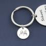 SIDIMELO End of Year Gift for Teacher Graduation Jewelry Teacher Appreciation Gift School Counselors Rock Keychain Gift