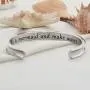 WUSUANED Be A Mermaid and Make Waves Hair Tie Grooved Cuff Bangle Bracelet Inspirational Gift for Her WUSUANED Be A Mermaid and Make Waves Hair Tie Grooved Cuff Bangle Bracelet Inspirational Gift for Her