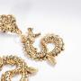 Rambling Rose Fashion Snake Drop Earrings for Women Men Gold Color Crystal Alloy Statement Exaggerated Earrings Animal Jewelry