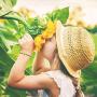 Inscape Data Handmade Sunflower Boho Bracelet Friendship Jewelry for Women Girl 2 Set