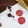 KWHY 16 Pairs Round African Women Earrings Wooden Painted Earrings Ethnic Style Earring Drop Dangle Earrings Set KWHY 16 Pairs Round African Women Earrings Wooden Painted Earrings Ethnic Style Earring Drop Dangle Earrings Set