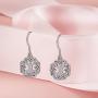 AEONSLOVE 925 Sterling Silver Tree of Life Drop Earrings Pendant Necklace Set, Jewelry Gift for Women