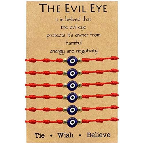 choice of all Evil Eye Bracelet 7 Knot Evil Eye Protective Bracelets Lucky String Kabbalah Protection for Women Men Family