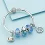 ATHENAIE Italian Murano Glass 925 Sterling Silver Summer Beach Dolphin Rainbow Anchor Sea Charms Beads for Bracelet ATHENAIE Italian Murano Glass 925 Sterling Silver Summer Beach Dolphin Rainbow Anchor Sea Charms Beads for Bracelet