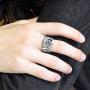 Womens Mens Ring 1Pc Women and Men Allergy Free Glow in The Dark Luminous Dragon Ring Party Gifts