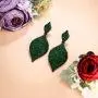 EVER FAITH Womens Bridal Wedding Jewelry Austrian Crystal Rhombus Leaf Drop Pierced Dangle Earrings EVER FAITH Womens Bridal Wedding Jewelry Austrian Crystal Rhombus Leaf Drop Pierced Dangle Earrings
