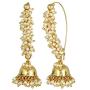 Antique Traditional Indian Polki Jhumka/Earring Bollywood Wedding Jewelry for Women.