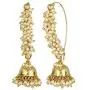 Antique Traditional Indian Polki Jhumka/Earring Bollywood Wedding Jewelry for Women. Antique Traditional Indian Polki Jhumka/Earring Bollywood Wedding Jewelry for Women.