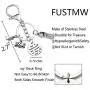FUSTMW Runner Gifts Marathon Gift Runner Keychain Marathon Jewelry Running Gifts She Believed She Could 13.1 26.2 Keychain Marathon Gift for Her FUSTMW Runner Gifts Marathon Gift Runner Keychain Marathon Jewelry Running Gifts She Believed She Could 13.1 26.2 Keychain Marathon Gift for Her