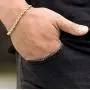 LIFETIME JEWELRY 6mm Rope Chain Bracelets for Women and Men 24k Real Gold Plated LIFETIME JEWELRY 6mm Rope Chain Bracelets for Women and Men 24k Real Gold Plated