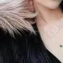 Fashionalife Birthday Gift for Girls Necklace for Women 26 Letters Initial Pendant Script Stainless Steel Jewelry