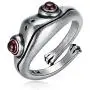 Frog Rings Vintage Frog Open Rings Cute Animal Red Garnet Frog Finger Ring Fashion Party Jewelry Gifts Personality Animal Opening Size Adjustable Silver Frog Rings Daily Jewelry for Women Men Frog Rings Vintage Frog Open Rings Cute Animal Red Garnet Frog Finger Ring Fashion Party Jewelry Gifts Personality Animal Opening Size Adjustable Silver Frog Rings Daily Jewelry for Women Men