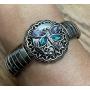 Interchangeable Snap Jewelry Purple & Light Blue Rhinestone Dragonfly Standard Size 18-20mm My Prime Gifts