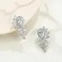 SWEETV Cubic Zirconia Teardrop Wedding Earrings for Brides Brides,Crystal Art Deco Bridal dangle Earrings for Women, Rose Gold/Silver SWEETV Cubic Zirconia Teardrop Wedding Earrings for Brides Brides,Crystal Art Deco Bridal dangle Earrings for Women, Rose Gold/Silver