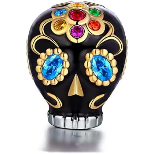 FOREVER QUEEN Halloween Skull Pumpkin Charms 925 Sterling Silver, The Light of Halloween Christmas Charms for Bracelet Necklace Best Halloween Jewelry Gifts for Women FOREVER QUEEN Halloween Skull Pumpkin Charms 925 Sterling Silver, The Light of Halloween Christmas Charms for Bracelet Necklace Best Halloween Jewelry Gifts for Women