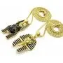Shiny Jewelers USA Mens Ancient Egyptian Anubis Pharaoh Ankh Cross Hip Hop Pendant Box Chain Necklace Set Shiny Jewelers USA Mens Ancient Egyptian Anubis Pharaoh Ankh Cross Hip Hop Pendant Box Chain Necklace Set
