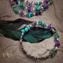 $80Tag Certified Navajo Native Turquoise AMETHYST Adjustable Wrap Bracelet 12739-1 Made By Loma Siiva